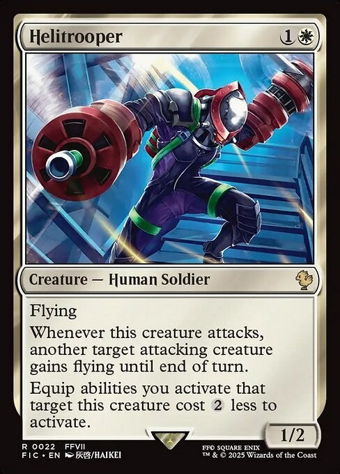 Helitrooper ~ Commander: Final Fantasy [ NM ] [ Magic MTG ]