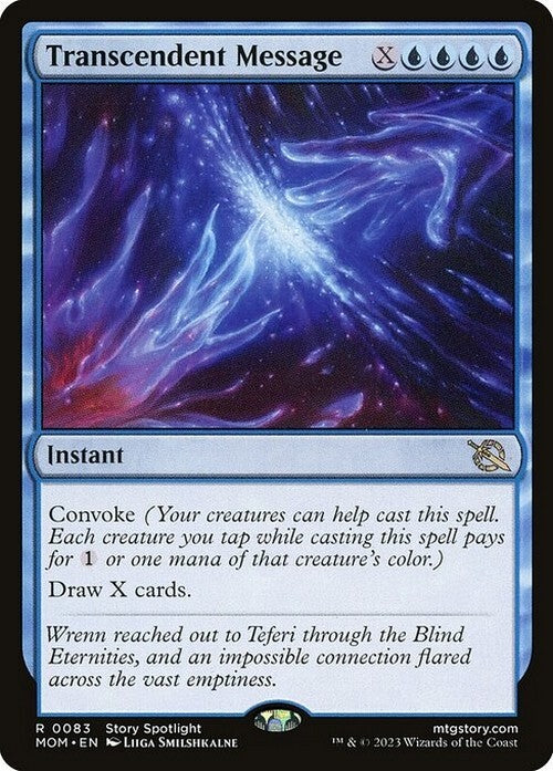 Transcendent Message ~ March of the Machine [ NM ] [ Magic MTG ]