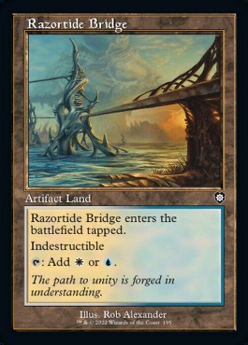Razortide Bridge ~ Commander: The Brothers' War [ NM ] [ Magic MTG ]