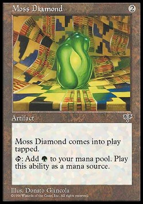 Moss Diamond ~ Mirage [ EX ] [ Magic MTG ]