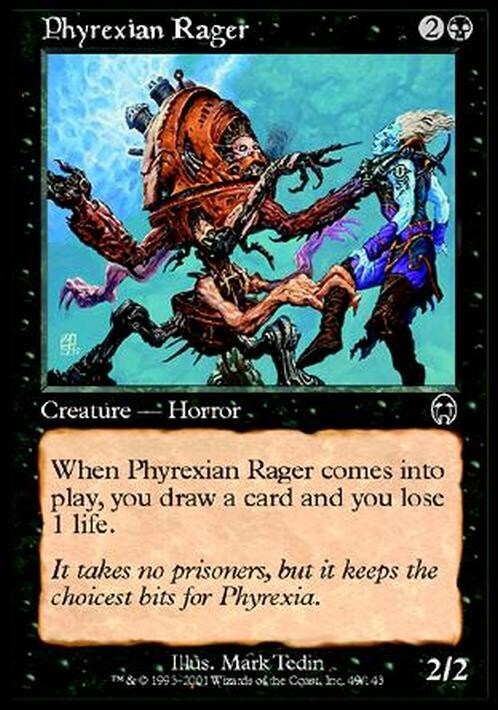 Phyrexian Rager ~ Apocalypse [ EX ] [ Magic MTG ]