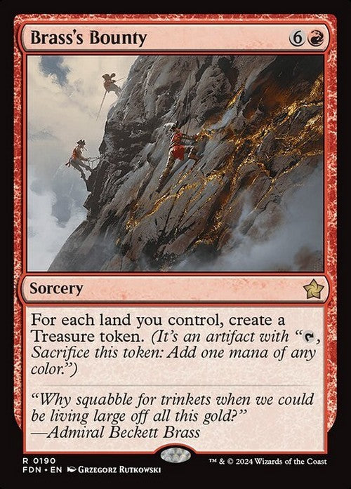 Brass's Bounty ~ Foundations [ NM ] [ Magic MTG ]