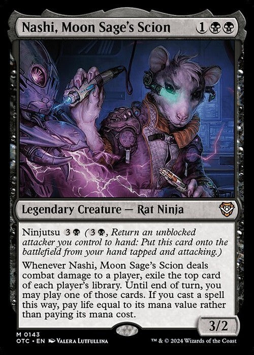 Nashi, Moon Sage's Scion ~ Commander: Outlaws of Thunder Junction [ PLAYED ]