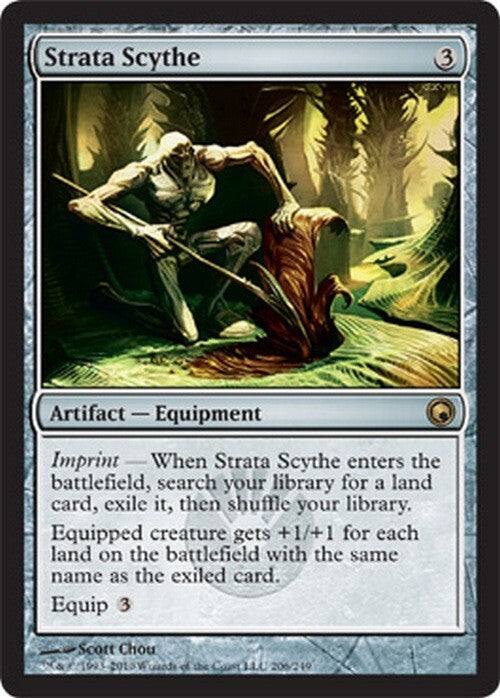 Strata Scythe ~ Scars of Mirrodin [ EX ] [ Magic MTG ]