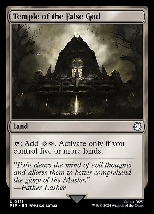 Temple of the False God ~ Commander: Fallout [ NM ] [ Magic MTG ]