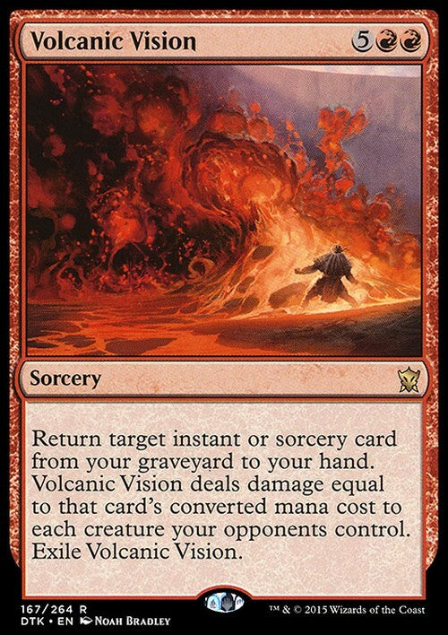 Volcanic Vision ~ Dragons of Tarkir [ EX ] [ Magic MTG ]