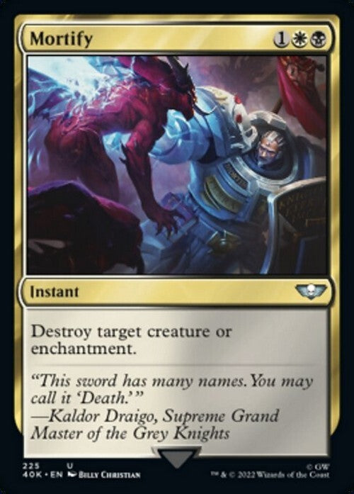 Mortify ~ Commander: Warhammer 40,000 [ NM ] [ Magic MTG ]