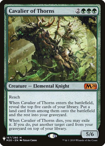 Cavalier of Thorns ~ The List [ NM ] [ Magic MTG ]