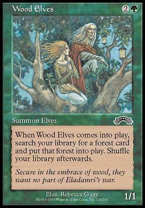 Wood Elves ~ Exodus [ EX ] [ Magic MTG ]