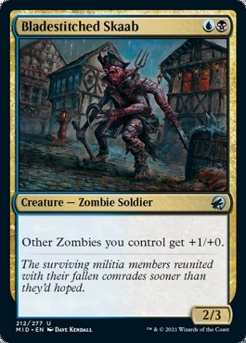 Bladestitched Skaab ~ Midnight Hunt [ NM ] [ Magic MTG ]