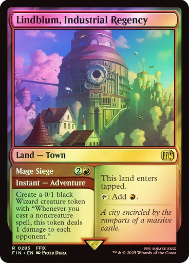 FOIL Lindblum, Industrial Regency ~ Final Fantasy [ NM ] [ Magic MTG ]