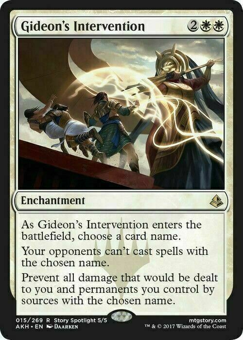 Gideon's Intervention ~ Amonkhet [ EX ] [ Magic MTG ]