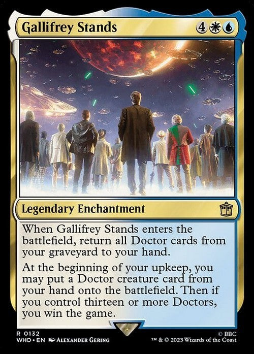 Gallifrey Stands ~ Commander: Doctor Who [ NM ] [ Magic MTG ]