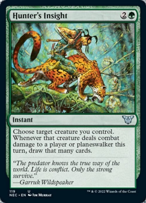Hunter's Insight ~ Commander: Kamigawa: Neon Dynasty [ NM ] [ Magic MTG ]
