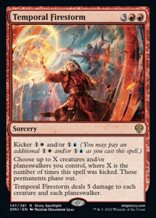 Temporal Firestorm ~ Dominaria United [ NM ] [ Magic MTG ]