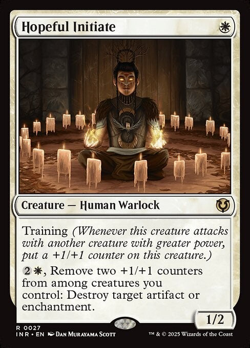 Hopeful Initiate ~ Innistrad Remastered [ NM ] [ Magic MTG ]