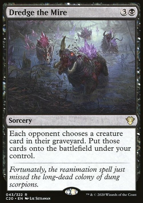 Dredge the Mire ~ Commander: Ikoria [ NM ] [ Magic MTG ]