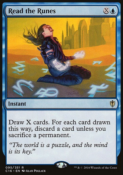 Read the Runes ~ Commander 2016 [ EX ] [ Magic MTG ]