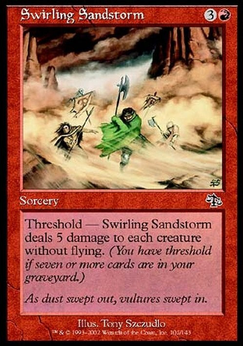 Swirling Sandstorm ~ Judgment [ EX ] [ Magic MTG ]