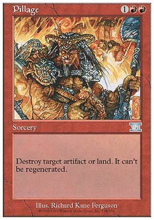 Pillage ~ Sixth Edition [ EX ] [ Magic MTG ]