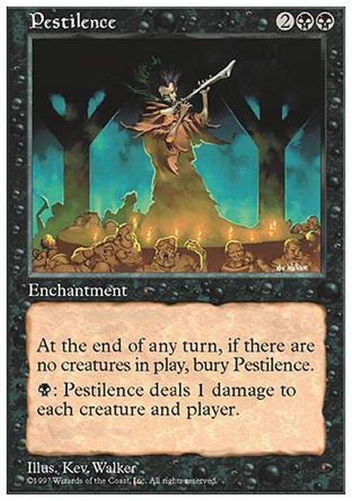Pestilence ~ Fifth Edition [ EX ] [ Magic MTG ]