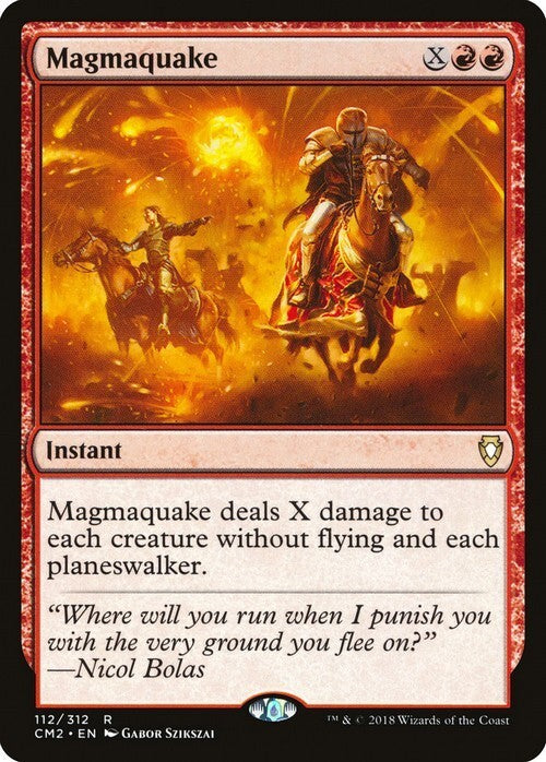 Magmaquake ~ Commander Anthology 2 [ EX ] [ Magic MTG ]