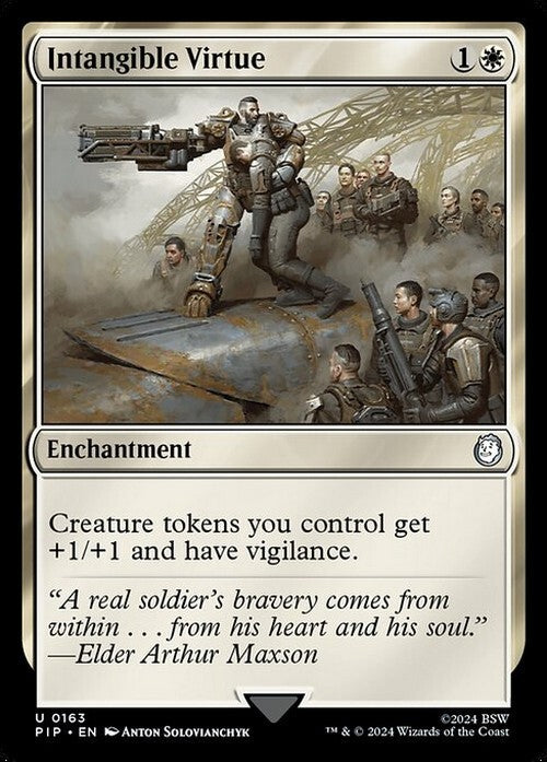 Intangible Virtue ~ Commander: Fallout [ NM ] [ Magic MTG ]