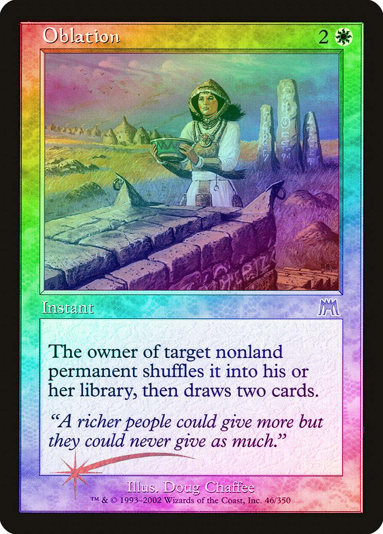 FOIL Oblation ~ Onslaught [ EX+ ] [ Magic MTG ]