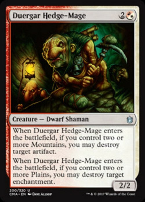 Duergar Hedge-Mage ~ Commander Anthology 1 [ EX ] [ Magic MTG ]