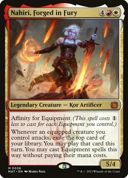 Nahiri, Forged in Fury ~ March of the Machine: The Aftermath [ NM ] [ MTG ]
