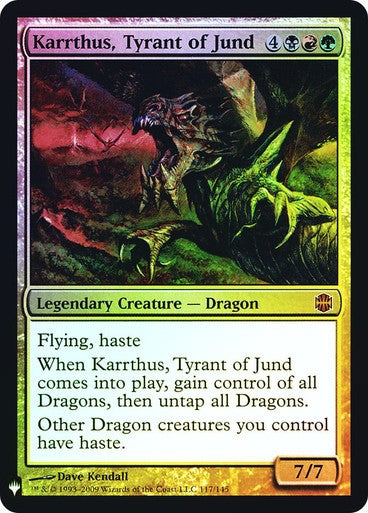 FOIL Karrthus, Tyrant of Jund ~ Mystery Booster [ EX ] [ Magic MTG ]