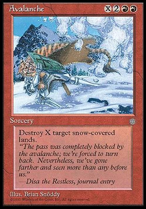 Avalanche ~ Ice Age [ EX ] [ Magic MTG ]