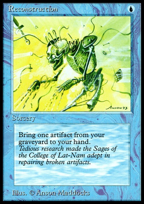 Reconstruction ~ Antiquities [ EX ] [ Magic MTG ]
