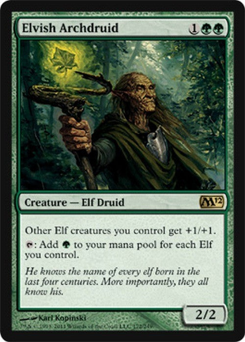 Elvish Archdruid ~ Magic 2012 [ EX ] [ Magic MTG ]