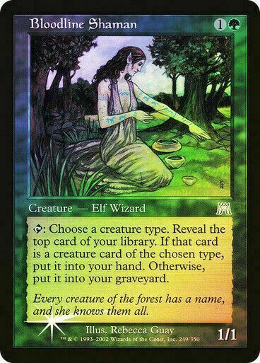 FOIL Bloodline Shaman ~ Onslaught [ EX ] [ Magic MTG ]