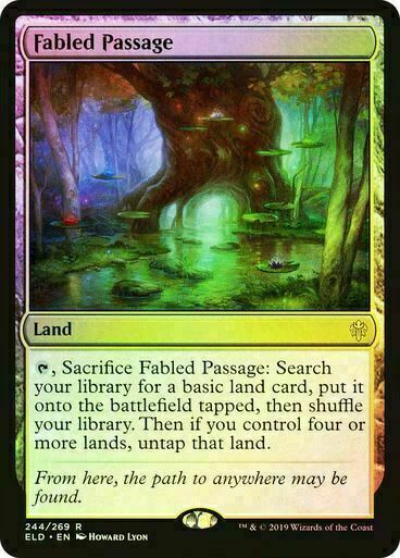FOIL Fabled Passage ~ Throne of Eldraine [ NM ] [ Magic MTG ]