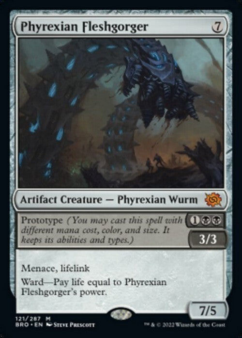 Phyrexian Fleshgorger ~ The Brothers' War [ NM ] [ Magic MTG ]