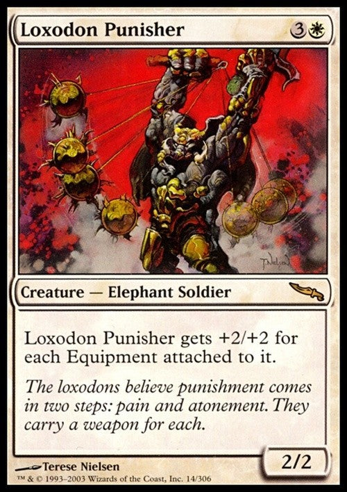 Loxodon Punisher ~ Mirrodin [ EX ] [ Magic MTG ]