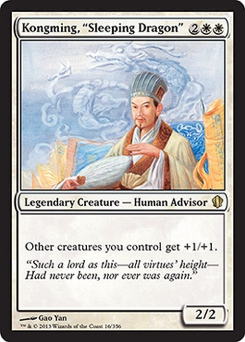 Kongming, "Sleeping Dragon" ~ Commander 2013 [ EX ] [ Magic MTG ]