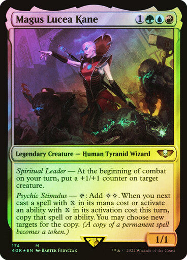 FOIL Magus Lucea Kane ~ Commander: Warhammer 40,000 [ NM ] [ Magic MTG ]