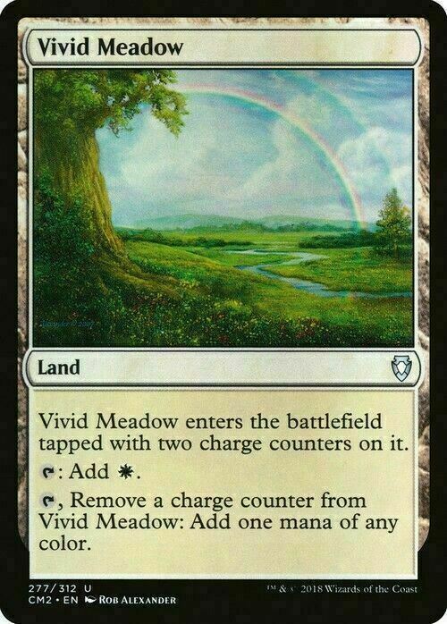 Vivid Meadow ~ Commander Anthology 2 [ NM ] [ Magic MTG ]