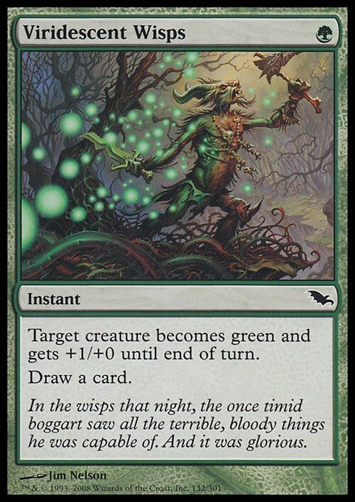 Viridescent Wisps ~ Shadowmoor [ EX ] [ Magic MTG ]