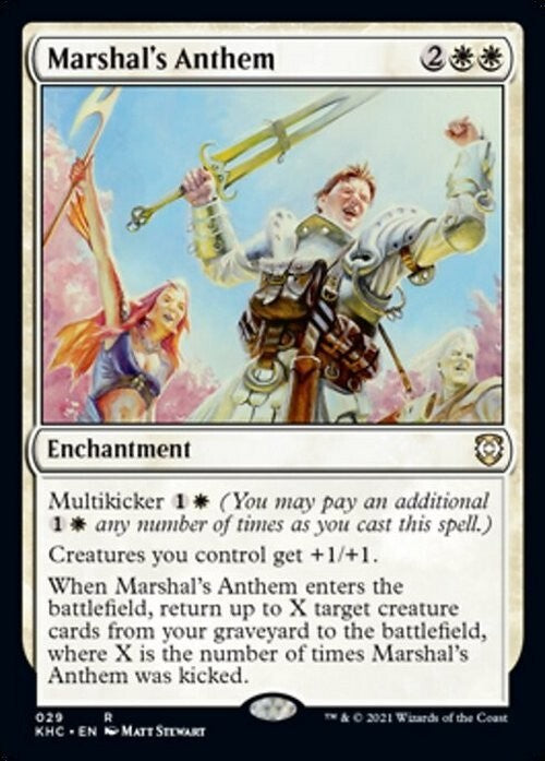 Marshal's Anthem ~ Commander: Kaldheim [ NM ] [ Magic MTG ]