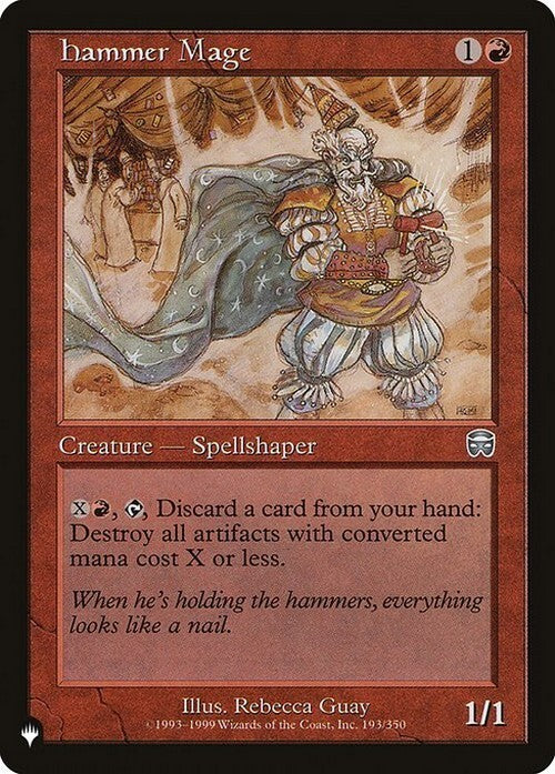 Hammer Mage ~ The List [ NM ] [ Magic MTG ]