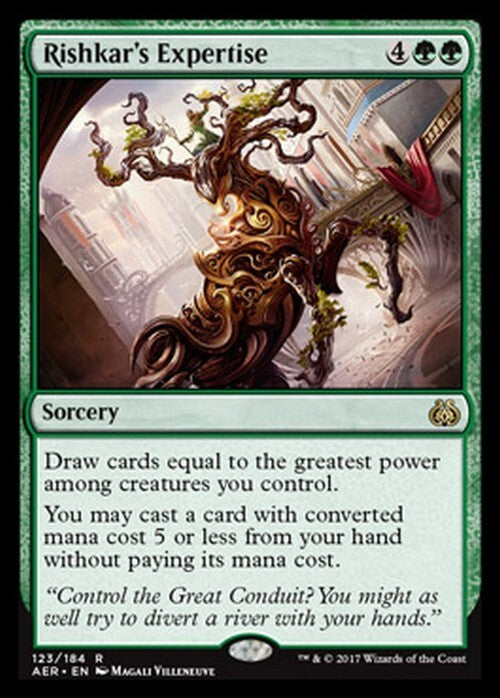Rishkar's Expertise ~ Aether Revolt [ EX ] [ Magic MTG ]