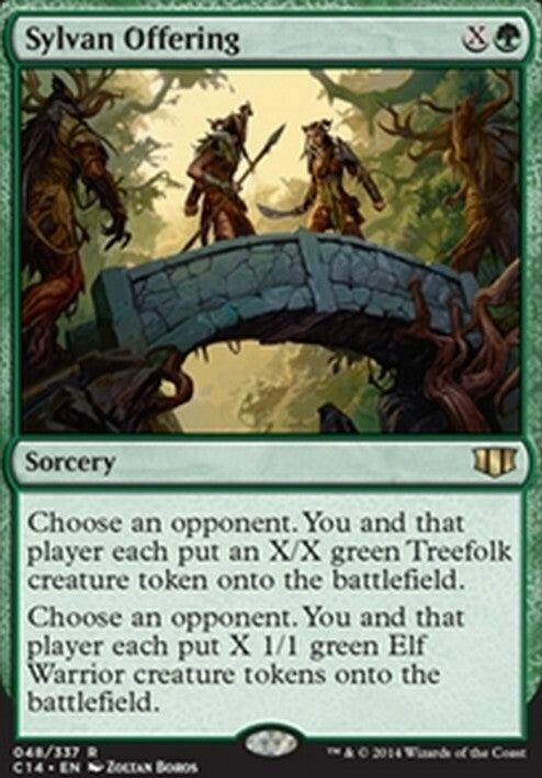 Sylvan Offering ~ Commander 2014 [ EX ] [ Magic MTG ]