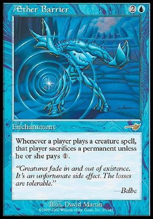 Aether Barrier ~ Nemesis [ EX ] [ Magic MTG ]