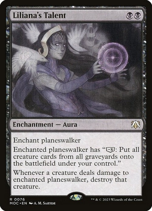 Liliana's Talent ~ Commander: March of the Machine [ NM ] [ Magic MTG ]