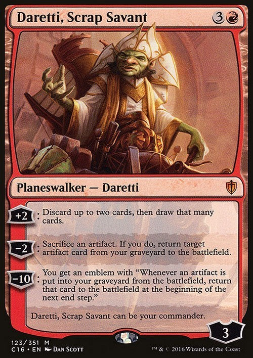 Daretti, Scrap Savant ~ Commander 2016 [ EX ] [ Magic MTG ]