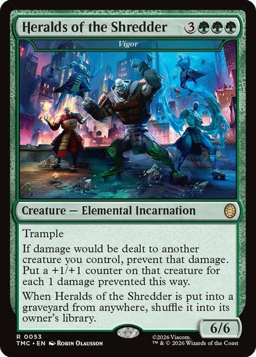 Heralds of the Shredder (Vigor) ~ Commander: Ninja Turtles [ NM ] [ Magic MTG ]